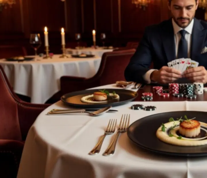 Dîner gastronomique du chef associé à une animation poker chez Dorellia